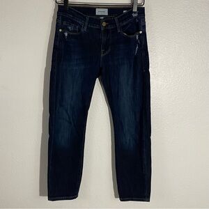 Frame Le Garcon Crop Distressed Denim Jeans Size 24